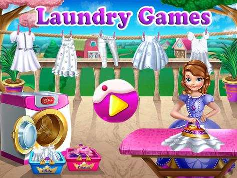 Keep Your Cloths Clean -  Laundry Games For Girls screenshot 1