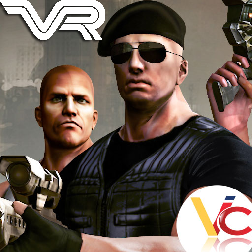 VR Commando shooting icon