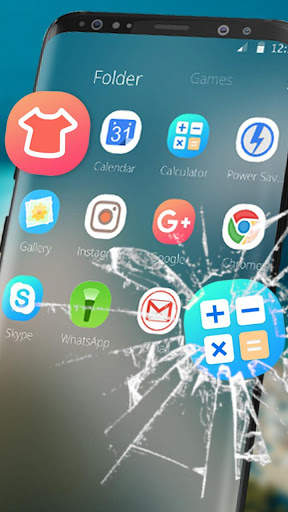 Broken Screen Theme screenshot 2