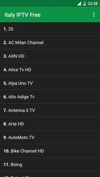 Italy IPTV Free screenshot 1