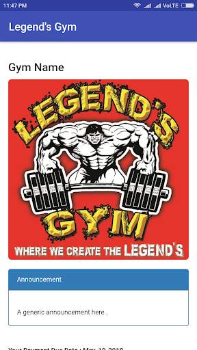 Legend's Gym screenshot 1