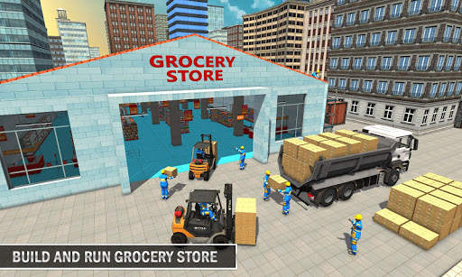 Supermarket Grocery Store Building Game screenshot 1