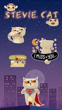 Kika Pro Stevie Cat Sticker screenshot 1