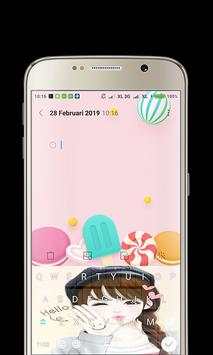 Cute Laura Keyboard screenshot 4