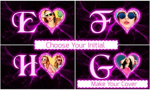 Lighting Text Photo Frames screenshot 3