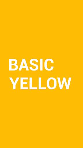 Basic Yellow Theme for Smart Launcher screenshot 1