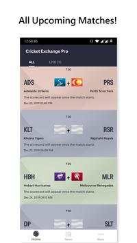 Cricket Exchange Pro screenshot 2