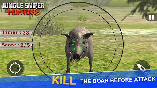 Jungle Sniper Hunting 3D screenshot 2