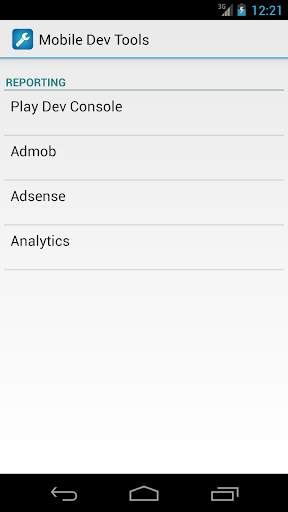 Mobile Dev Tools screenshot 1