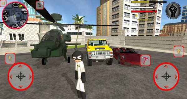 Street Stickman Rope Hero - Army Gangster Sky screenshot 1