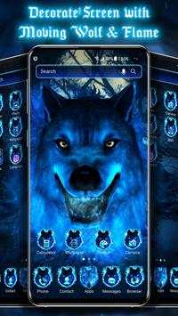 3D Ice Wolf Live Wallpaper screenshot 3