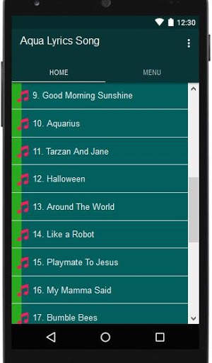Aqua Songs screenshot 2