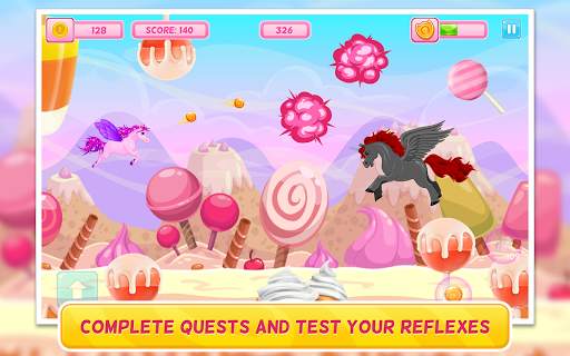 Pony in Candy World - Adventure Arcade Game screenshot 15
