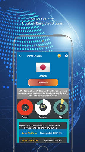VPN Storm : Free Ultimate VPN & Free Proxy Sever screenshot 5