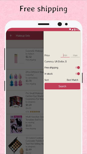 Сheap makeup shopping. Online  screenshot 4