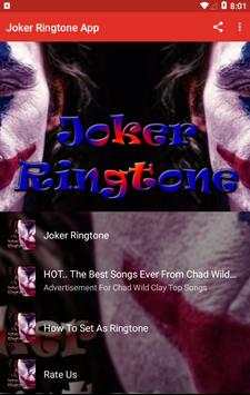 Joker Ringtone App screenshot 1