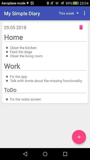 My Simple Diary - Daily Journal screenshot 2