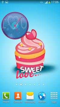 Cute Love Clock Widget screenshot 2