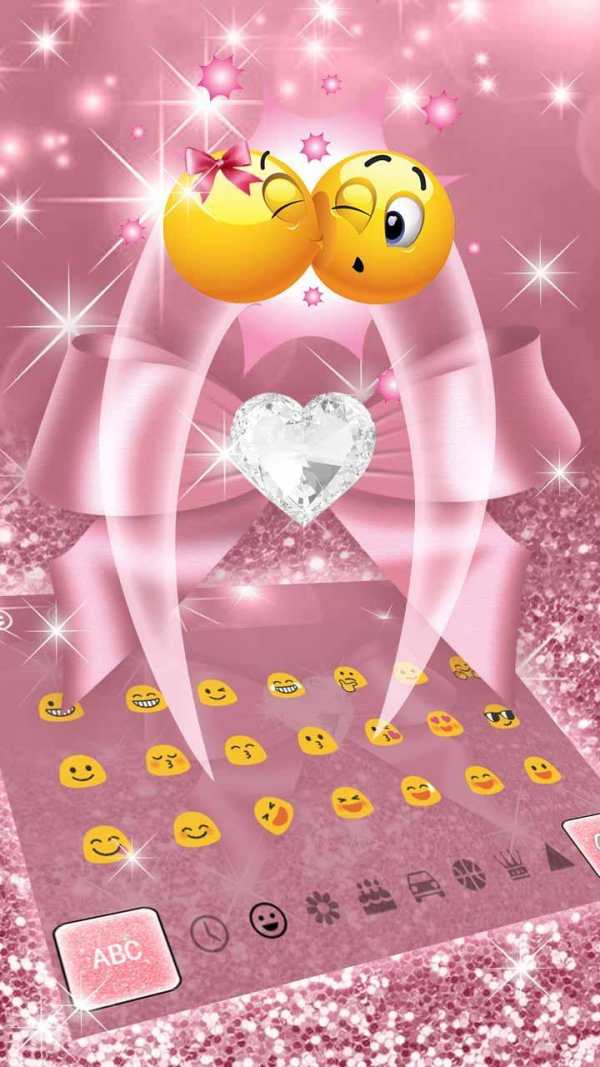 Pink Bow Keyboard screenshot 3