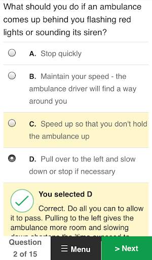 DT Driving Test Theory screenshot 4