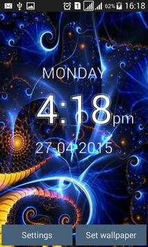 Digital Clock LWP screenshot 5