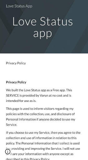 Love Status App скриншот 3