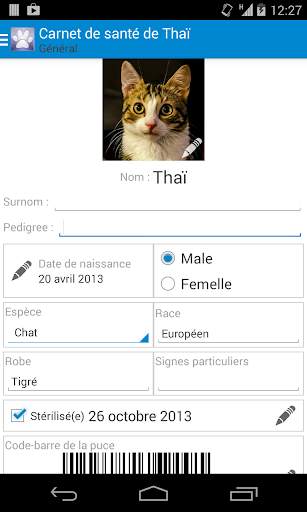 Carnet de Santé Vétérinaire screenshot 2