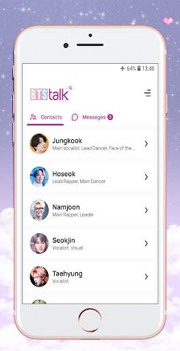 BTS Chat! Messenger (simulator) screenshot 1