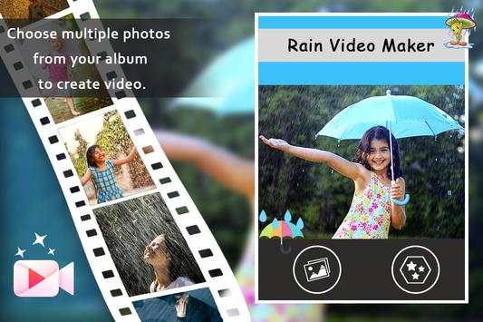 Rain Video Maker screenshot 1
