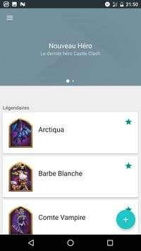 Guides Héros pour Castle Clash screenshot 1
