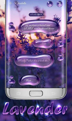 GO SMS LAVENDER THEME screenshot 1
