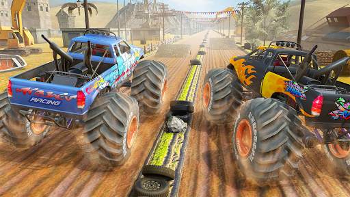 Monster Truck Racing Stunts Game - Offroad Legends screenshot 4