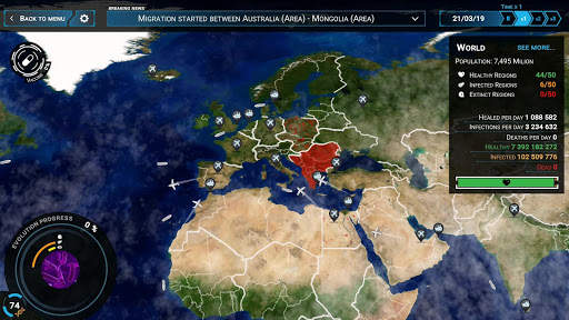 Outbreak - Infect The World screenshot 2