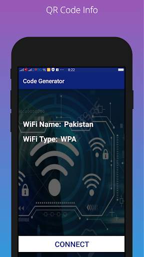 Wifi QR Code Scanner: Barcode Show Wifi password screenshot 5