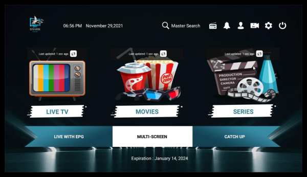 SHARK IPTV PRO screenshot 1
