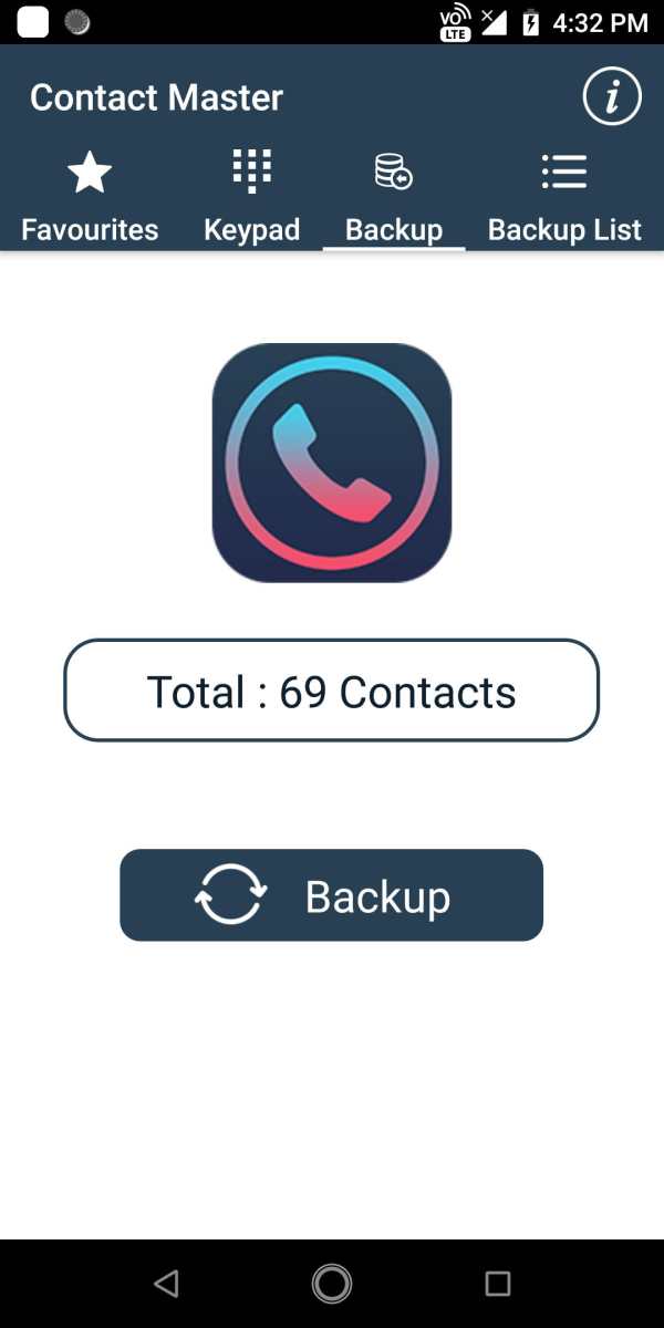 Contact Master - Backup Manager screenshot 4