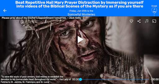 Rosary Experience: 2000 Catholic Video Meditations screenshot 5