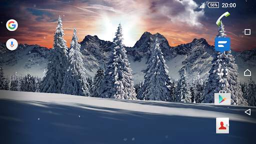 Christmas Snowfall Live Wallpaper FREE screenshot 6