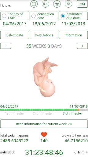 Pregnancy Due Date Calculator screenshot 5