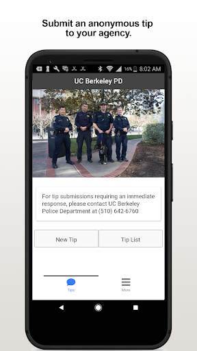 UC Berkeley PD screenshot 1