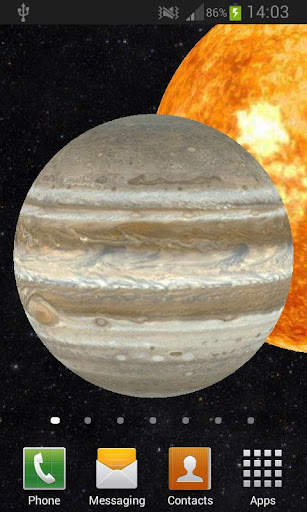 Solar System 3D Free Live Wallpaper screenshot 2