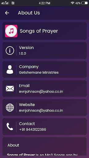 Songs of Prayer screenshot 3