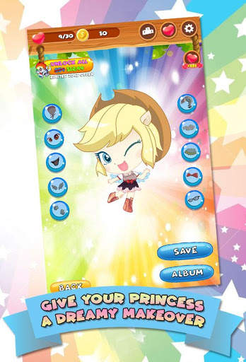 Mini Ponies Rainbow Pinkie Pony Dress Up screenshot 3