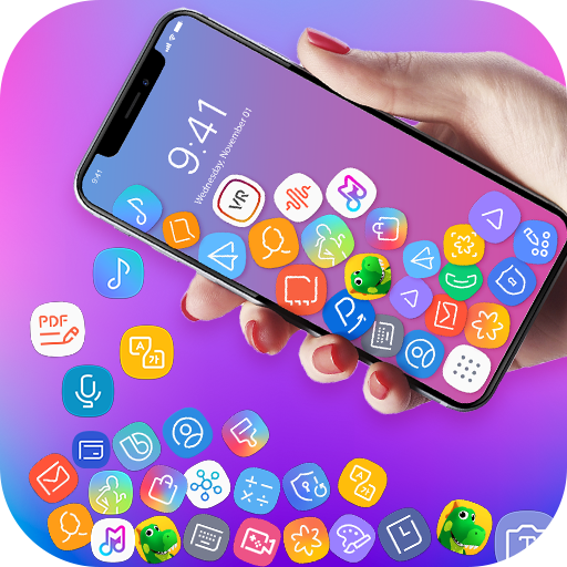 3D Rolling Icon Launcher icon