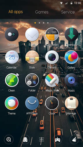 Vista Go Launcher Theme screenshot 3