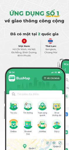 BusMap - Xe buýt & thanh toán screenshot 1