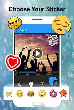 New Year Photo Video Maker 2018 screenshot 1