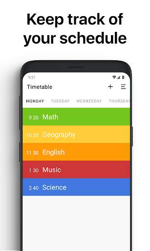 Class Timetable - Schedule App screenshot 1