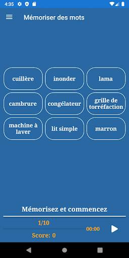 Entraînement à la mémoire screenshot 6