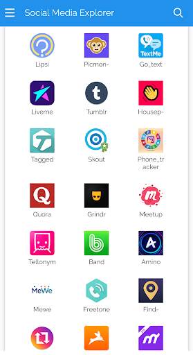 All social media and social networks in one app screenshot 2